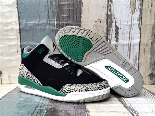 Men's Running weapon Air Jordan 3 'Pine Green' Shoes 4235